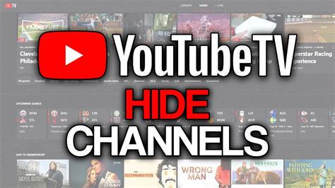 how to hide channels on YouTube